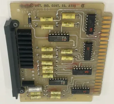 USED ALLEN BRADLEY L202 X466854 CIRCUIT BOARD SERIES C