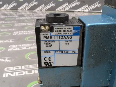 MAC MAC125A-V2F2-PM-111DA(UNIV) Double Solenoid Valve Assembly Used