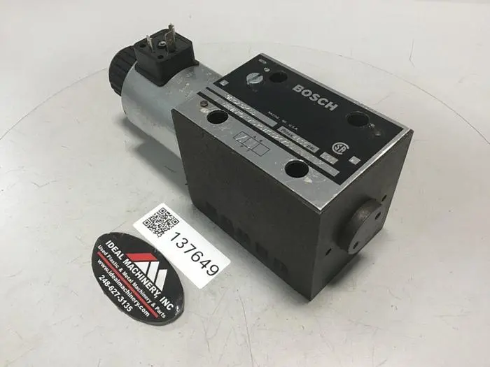 Used BOSCH 081WV10P1V1070WS024/00D51 Valves/Fittings Michigan US | Ideal Machinery #575686