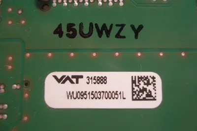 VAT 315888 WU0951503700051L BOARD 45UWZY