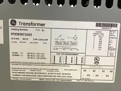 USED GENERAL ELECTRIC 9T83B3871G03