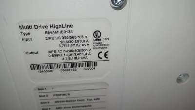 USED LENZE E94AMHE0134