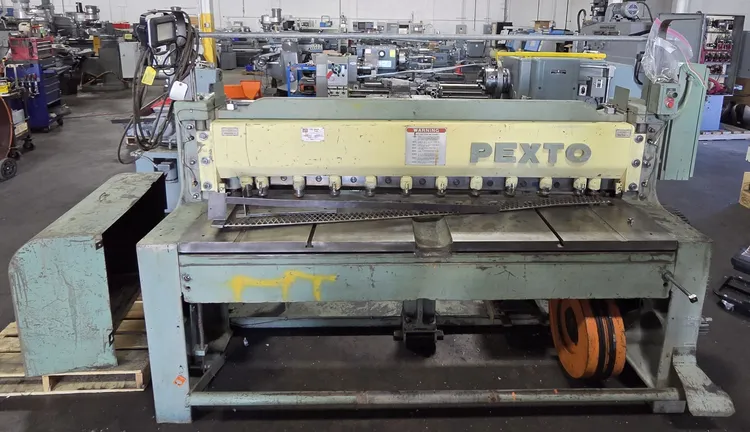 Used PEXTO 10U6 Power Squaring Shears (Gauge) Kentucky US | Machinery Central #1548393