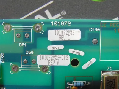 Exide Electronics 101072952-002 Rectifier Control Board Rev. A/C Used