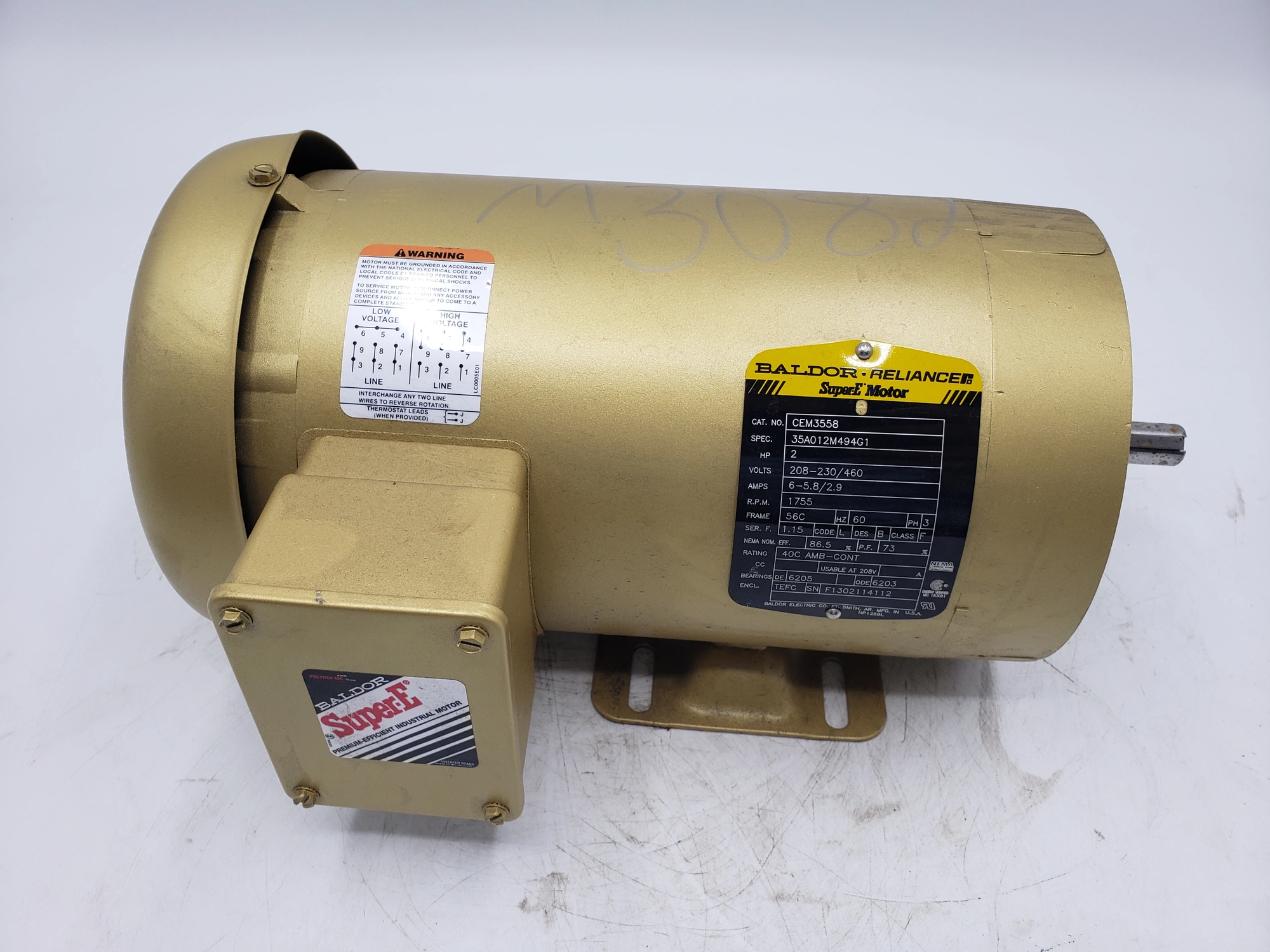 USED BALDOR CEM3558