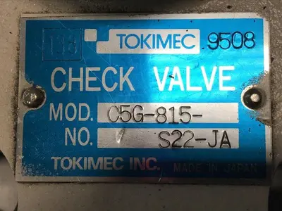 USED TOKIMEC C5G-815-S22-JA