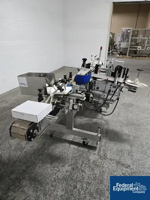 USED Quadrel Quadrel In-Line Labeler, Model Moduline