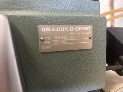 Wilcox & Gibbs 504-E52-130 Industrial Overlock Sewing Machine w/ BL Controller