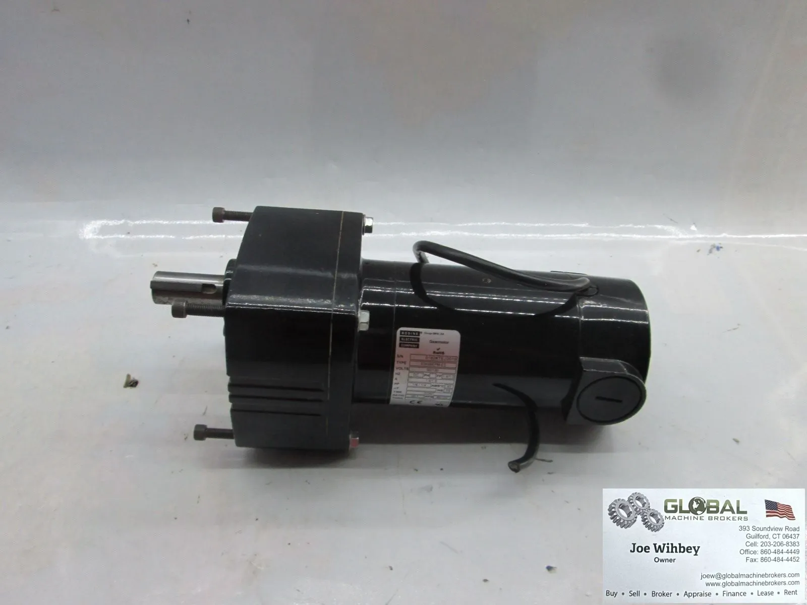Bodine Electric 33A5BEPM-E3 Gearmotor 20:1 Ratio 1/8-1/4 HP