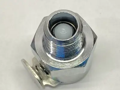 NEW OMEGA CHROME PLATED BRASS COUPLING 1/8" FLOW