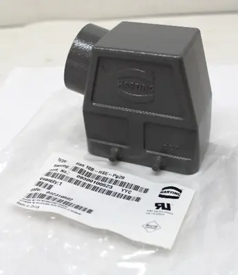 Harting Han 10B-HSE-Pg29 Hood Side Entry Connector 09300100523