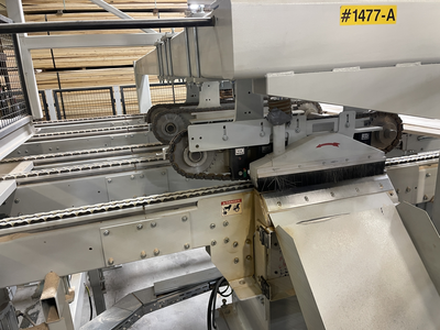 Weinig Optisaw System with Luxscan Combiscan and 3 Opticut 450 Quantum