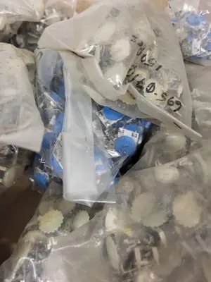 Box of Electronic Components with Tube Substitution Handbook and Watlow Controller