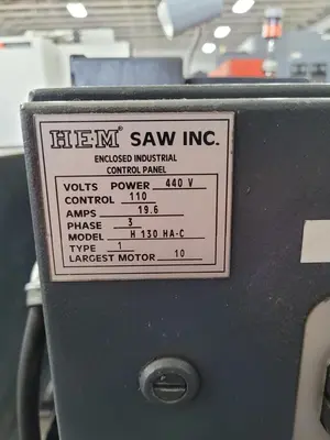 Used HEM H130HA-C Horizontal Band Saws Kentucky US | Aucto #1314435