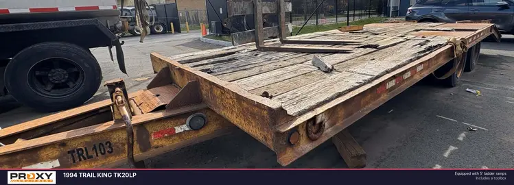 Used 1994 TRAIL KING TK20LP Flatbed Trailers New Jersey US | Proxy Equipment #1382735