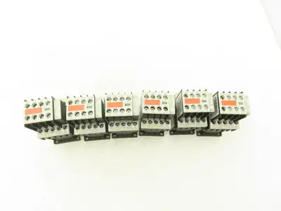 Siemens 3RH1244-1BB40 SIRIUS Contactor Relay 4NO + 4NC 24VDC Coil Lot of 6