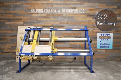 JLT #717C-CHBB Large Capacity Double Door Miter Door Clamp