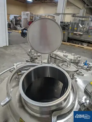 USED Precision 150 Liter Precision Stainless Jacketed Receiver Tank, 316L S/S, 45/100
