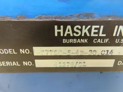 Used HASKEL _UNKNOWN_ Hydraulic Pumps | Arrow Industrial #619125