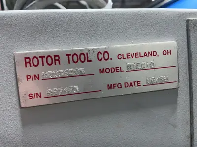 Used 1998 ROTOR TOOL CO. RTEC10 Electrical Controls Ohio US | HGR 24 #1542207