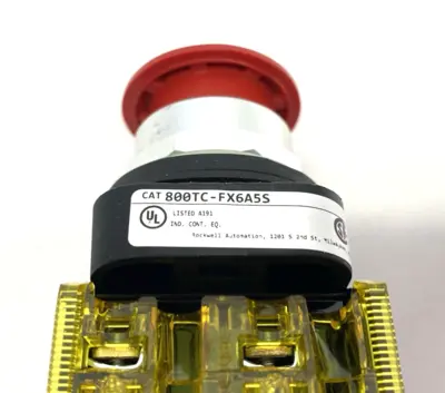 New | in-Stock Allen-Bradley Ser. T Push-Pull Emergency Stop Button Mushroom Head Relays & Switches Michigan US | Maverick Industrial Sales #1402955