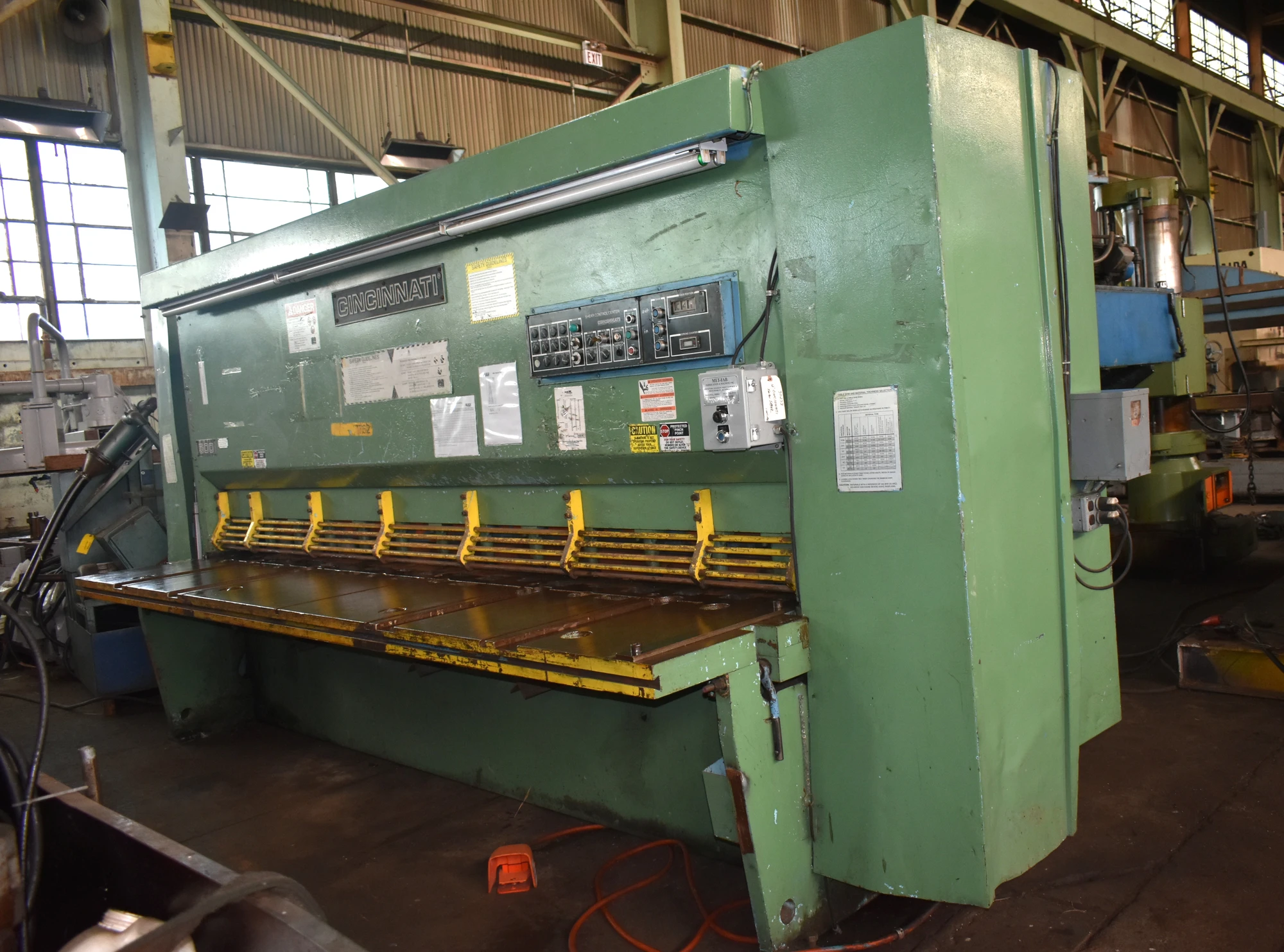 Used CINCINNATI INC 500HSX12FT Power Squaring Shears (Gauge) Ohio US | Mohawk Machinery #182985