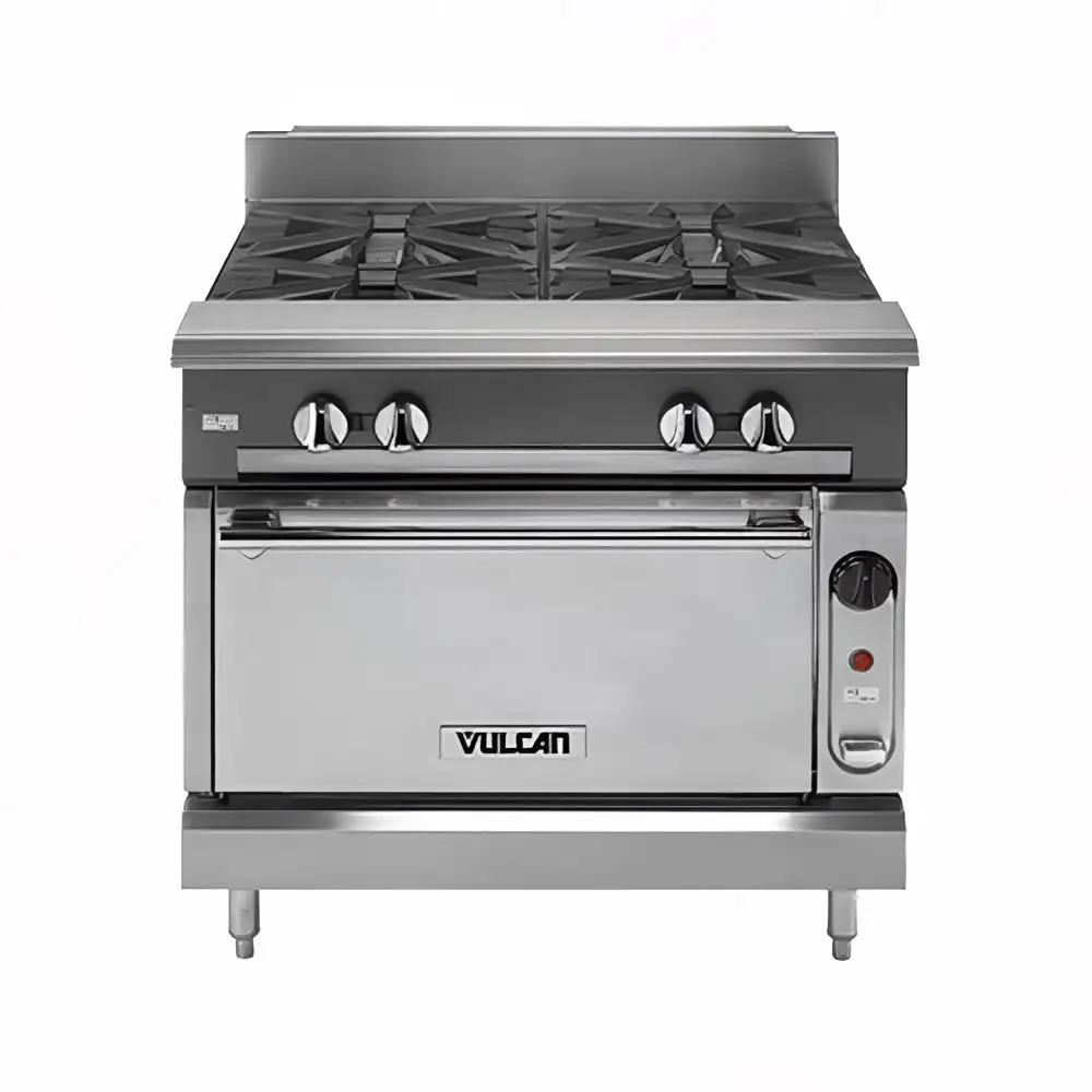 Vulcan VCBB36S 36" Gas Range W/ Full Charbroiler & Standard Oven, Liquid Propane