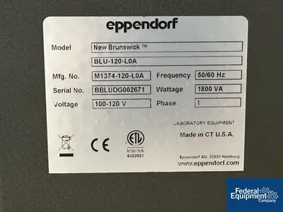 USED New Brunswick Eppendorf New Brunswick CelliGen BLU Bioreactor
