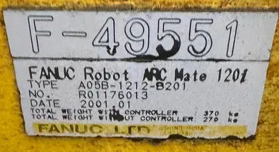 Used 2000 FANUC ARCMATE 120I Robots Michigan US | RAB Industries, Inc. #184429
