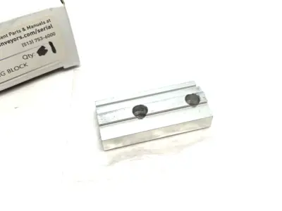 New | in-Stock QC Conveyors Side Rail Left Tracking Block Conveyor Parts Michigan US | Maverick Industrial Sales #1395915