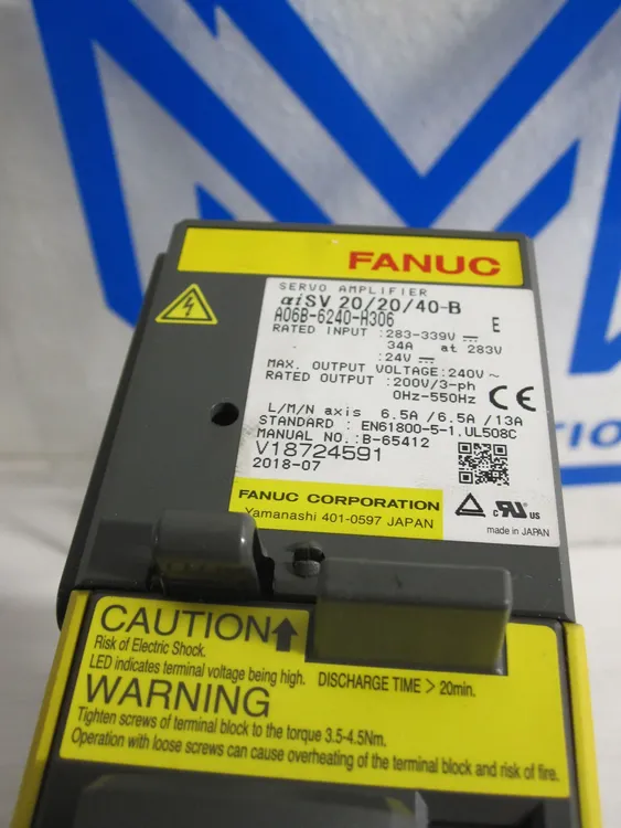 Used FANUC A06B-6240-H306 Amplifiers | MachineStation #947528