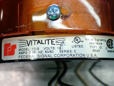 New | in-Stock FEDERAL SIGNAL 121S Lighting | HGR 24 #737416