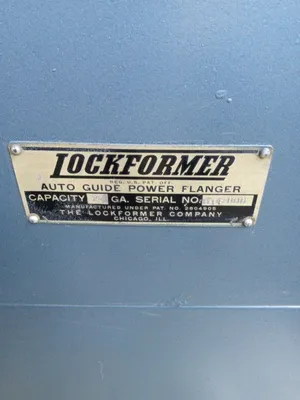 LOCKFORMER 20 gauge Button Punch Flanger Flangers | THREE RIVERS MACHINERY (5)