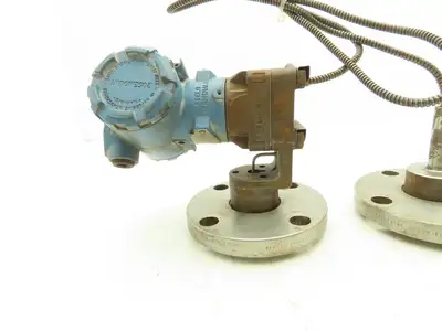 Foxboro 03031-0059-0002 Pressure Transmitter Flanged 2-1/2" Sensors 4' Capillary