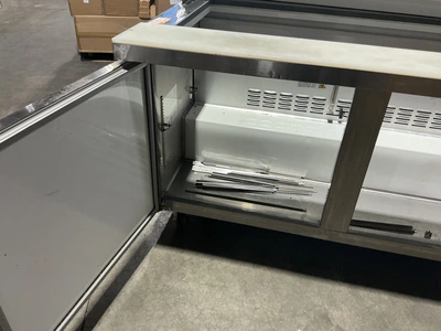 Used MOTAK MST-60-24-X 60 1/5" MEGA TOP SANDWICH/SALAD PREP TABLE W/ REFRIGERATED BASE, 115V Food Prep Tables Michigan US | Miedema Asset Management Group #1370212