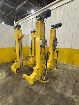 80,000 LBS WHITING MODEL #SCM-100F.4 PORTABLE RAIL ROAD LIFT JACKS, 2015: STOCK #23685