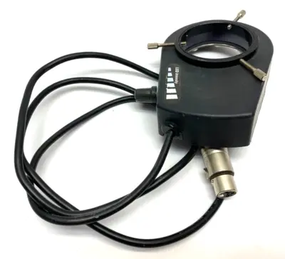USED O.C. WHITE MICRO-LITE ULTRAVIOLET LED RING ILLUMINATOR