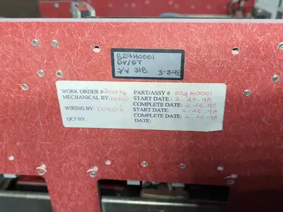 USED TECH POWER CONTROLS D27H0000