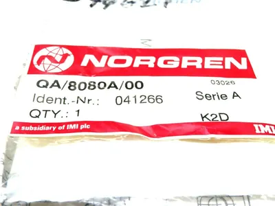 NEW NORGREN SERIES A QA808000