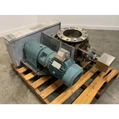 Used 10" Stainless Steel Flo-Tronics Rotary Airlock Feeder Valve