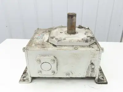 Grove Gear VLMQ1525-6 Flexaline Gearbox 50:1 Reducer 35rpm Vertical Output 56C