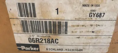 NEW PARKER 06R218AC 3/8" REGULATOR