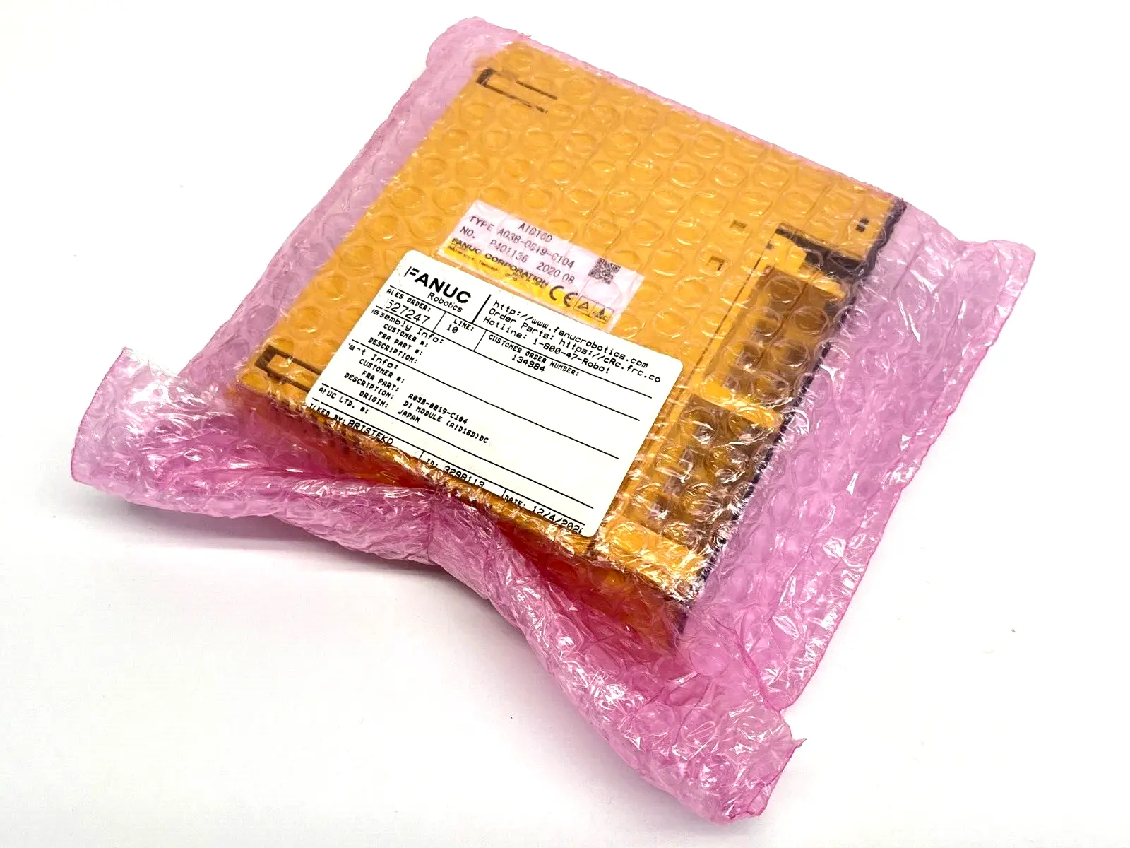 A03B-0819-C104 | Fanuc  Input Module AID16D - New