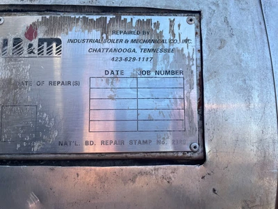 Gaston County 304 stainless steel autoclave. 6′ diameter X 7′ long.
