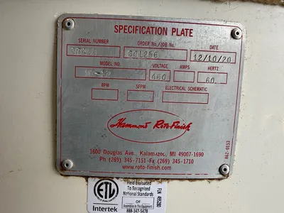 2021 HAMMOND ROTO-FINISH MR-12C Finishing Equipment | GMT (15)