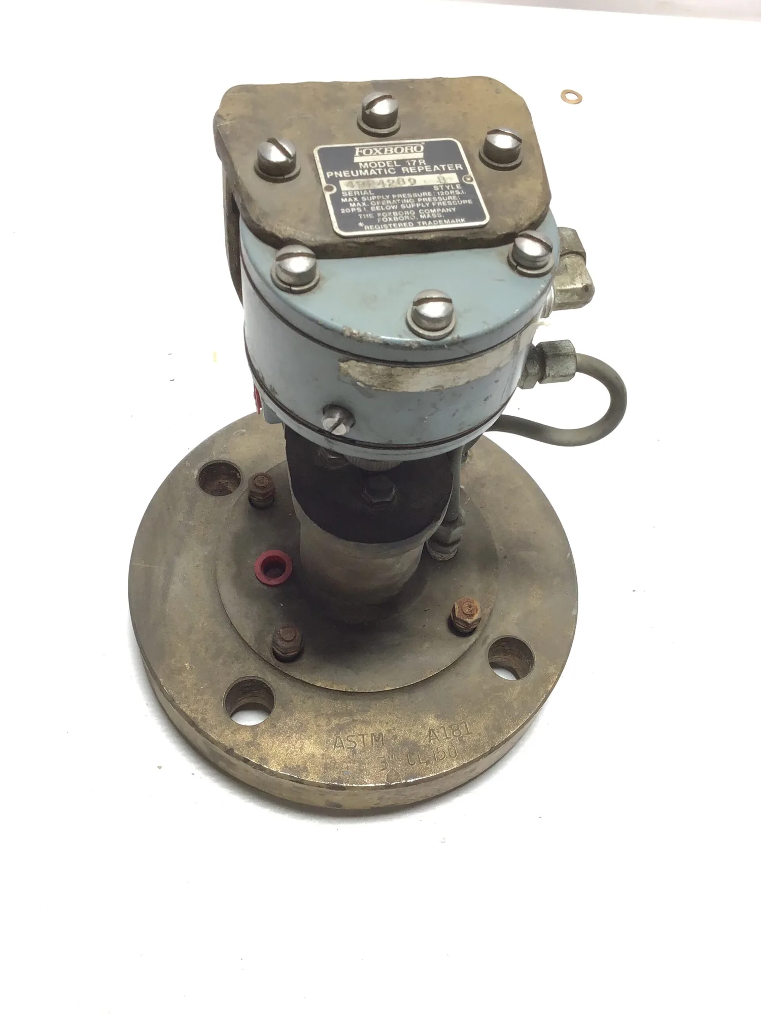 Foxboro 17R Pneumatic Repeater Supply Pressure 120 PSI Operating Pressure 20 PSI