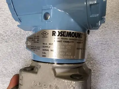 ROSEMOUNT Model 3051 PRESSURE TRANSMITTER, Hart Smart Family. 6E-22