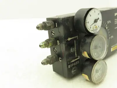 PMV P-1200 Pneumatic Valve Positioner Single Acting 1/2" Hex Shaft