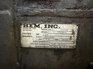 1994 HEM VT120HA Vertical Band Saws | 520 Machinery Sales LLC (3)