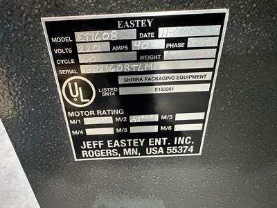 EASTEY ET-1608 PACKAGING MACHINES | Wheeler Machinery Sales (7)